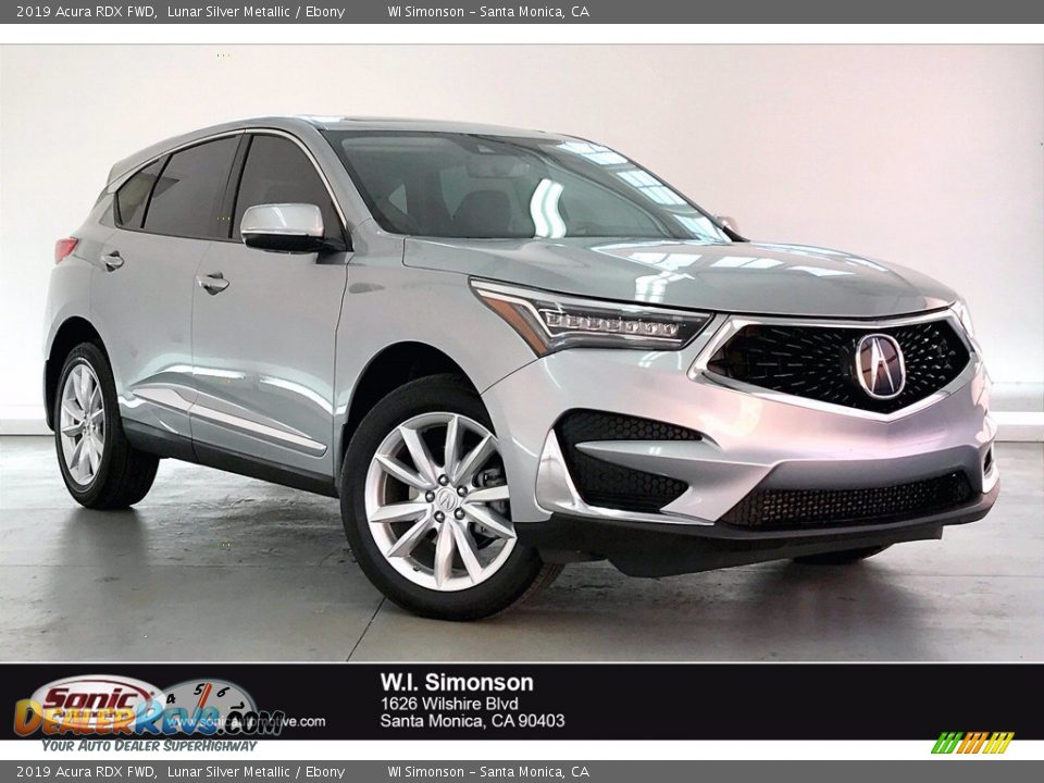 2019 Acura RDX FWD Lunar Silver Metallic / Ebony Photo #1