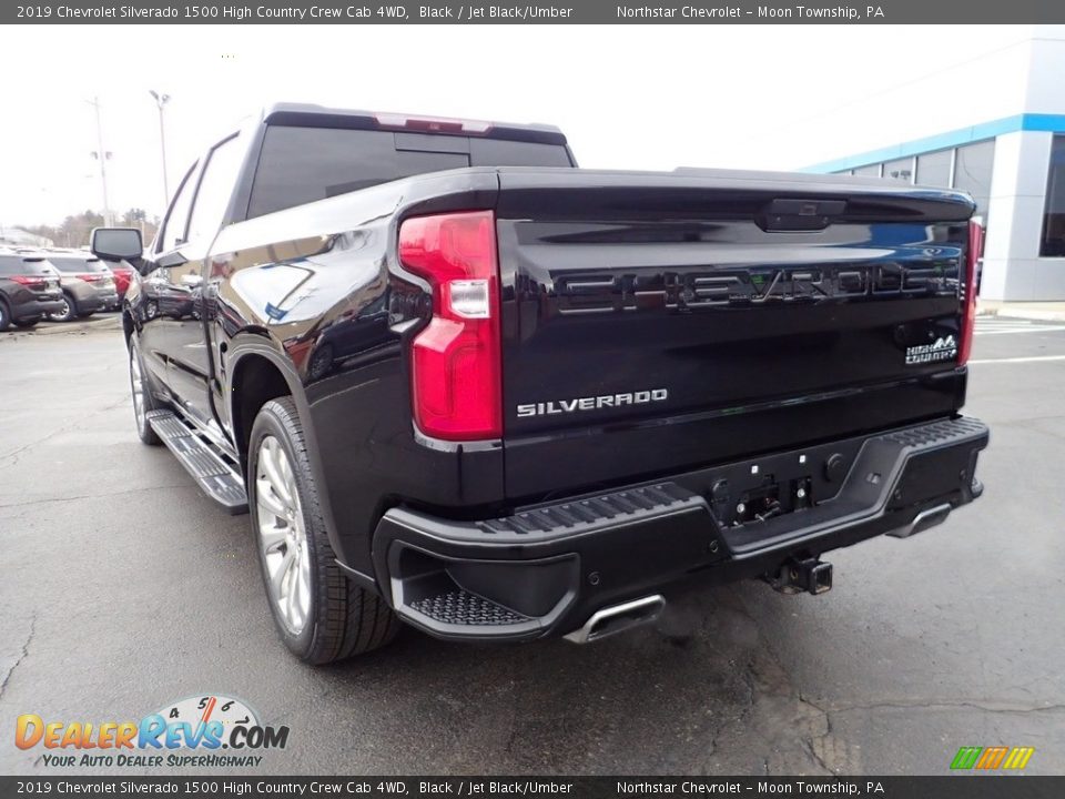 2019 Chevrolet Silverado 1500 High Country Crew Cab 4WD Black / Jet Black/Umber Photo #5