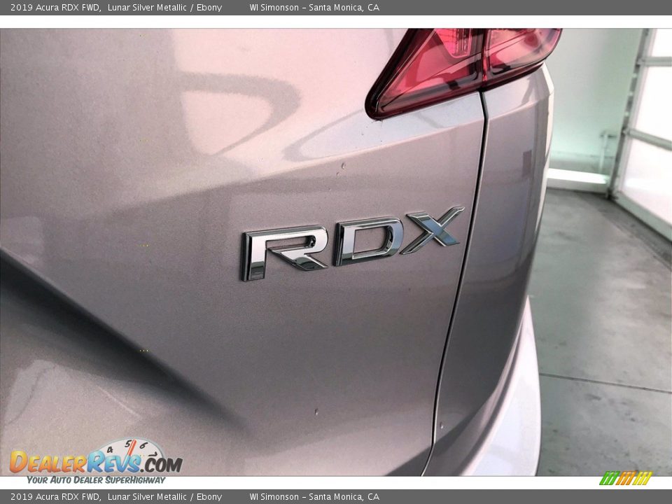 2019 Acura RDX FWD Lunar Silver Metallic / Ebony Photo #7