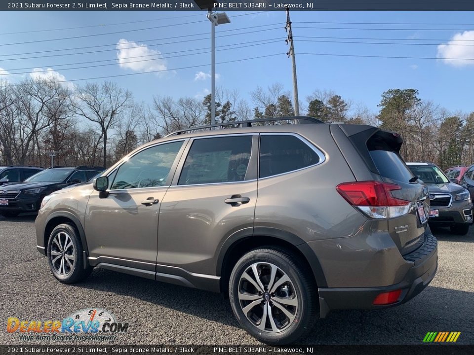 2021 Subaru Forester 2.5i Limited Sepia Bronze Metallic / Black Photo #6