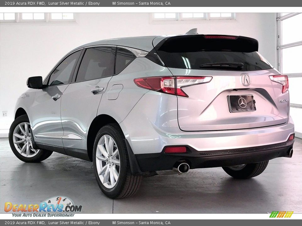 2019 Acura RDX FWD Lunar Silver Metallic / Ebony Photo #10