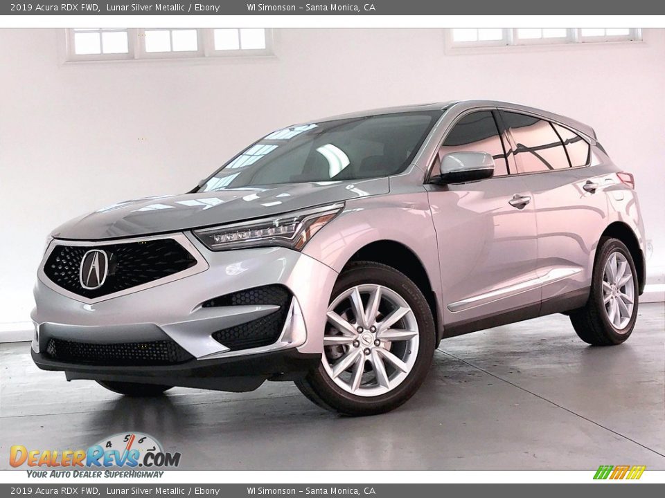 2019 Acura RDX FWD Lunar Silver Metallic / Ebony Photo #12