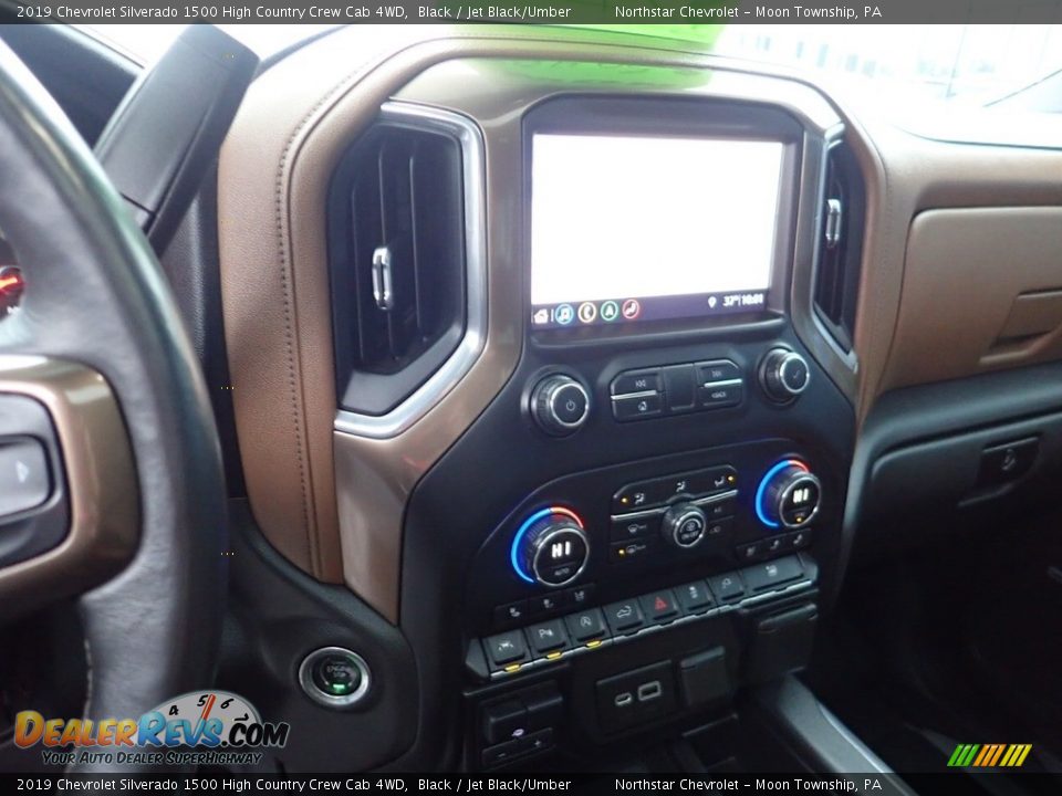 2019 Chevrolet Silverado 1500 High Country Crew Cab 4WD Black / Jet Black/Umber Photo #27