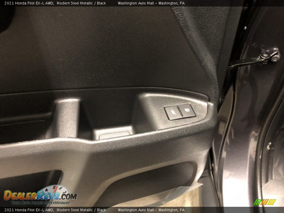 2021 Honda Pilot EX-L AWD Modern Steel Metallic / Black Photo #9