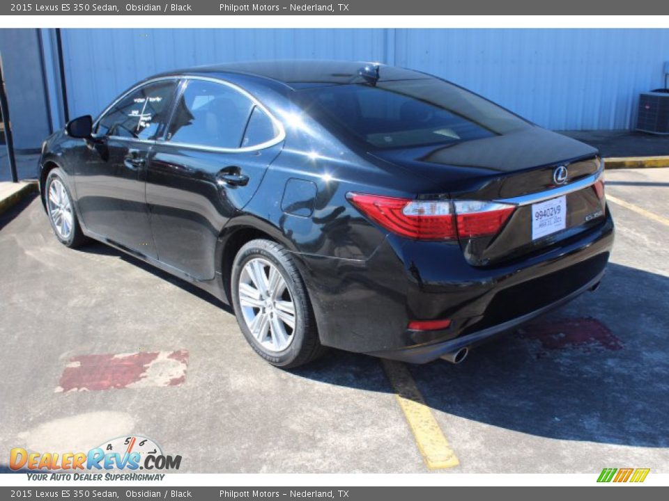 2015 Lexus ES 350 Sedan Obsidian / Black Photo #6