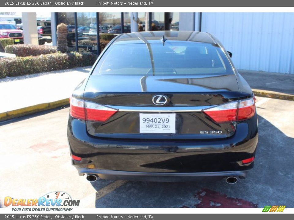 2015 Lexus ES 350 Sedan Obsidian / Black Photo #7