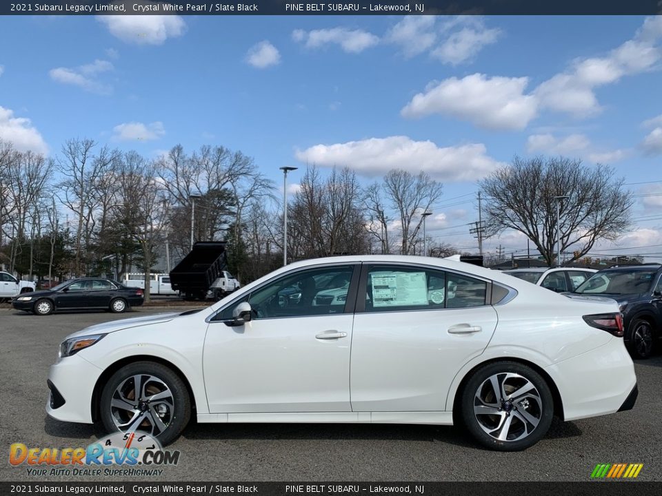 2021 Subaru Legacy Limited Crystal White Pearl / Slate Black Photo #4