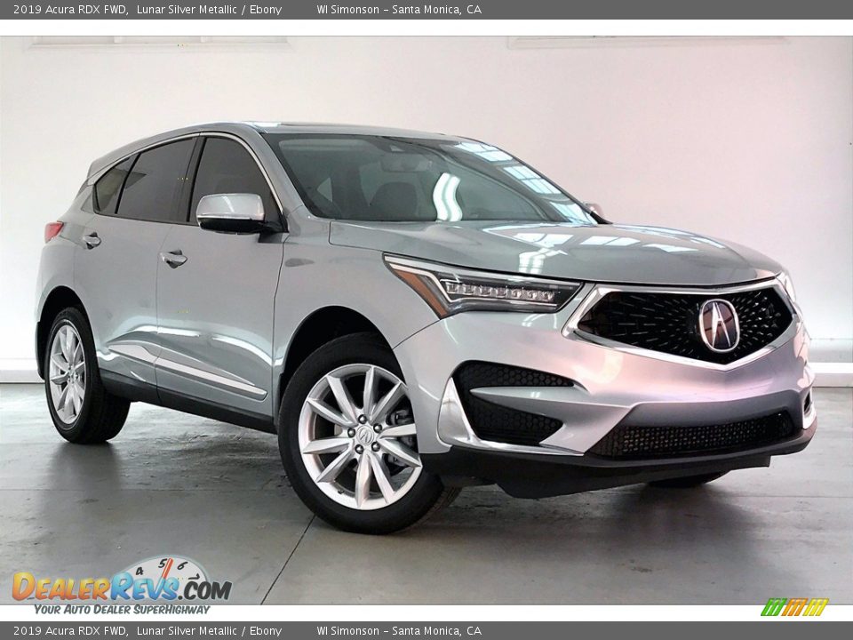 2019 Acura RDX FWD Lunar Silver Metallic / Ebony Photo #34