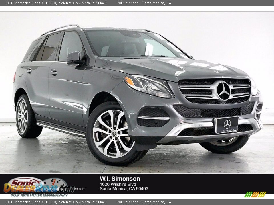 2018 Mercedes-Benz GLE 350 Selenite Grey Metallic / Black Photo #1