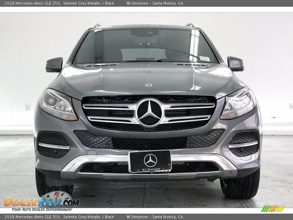 2018 Mercedes-Benz GLE 350 Selenite Grey Metallic / Black Photo #2