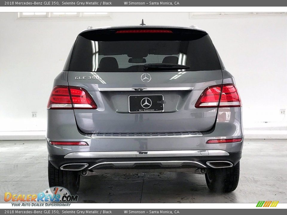 2018 Mercedes-Benz GLE 350 Selenite Grey Metallic / Black Photo #3