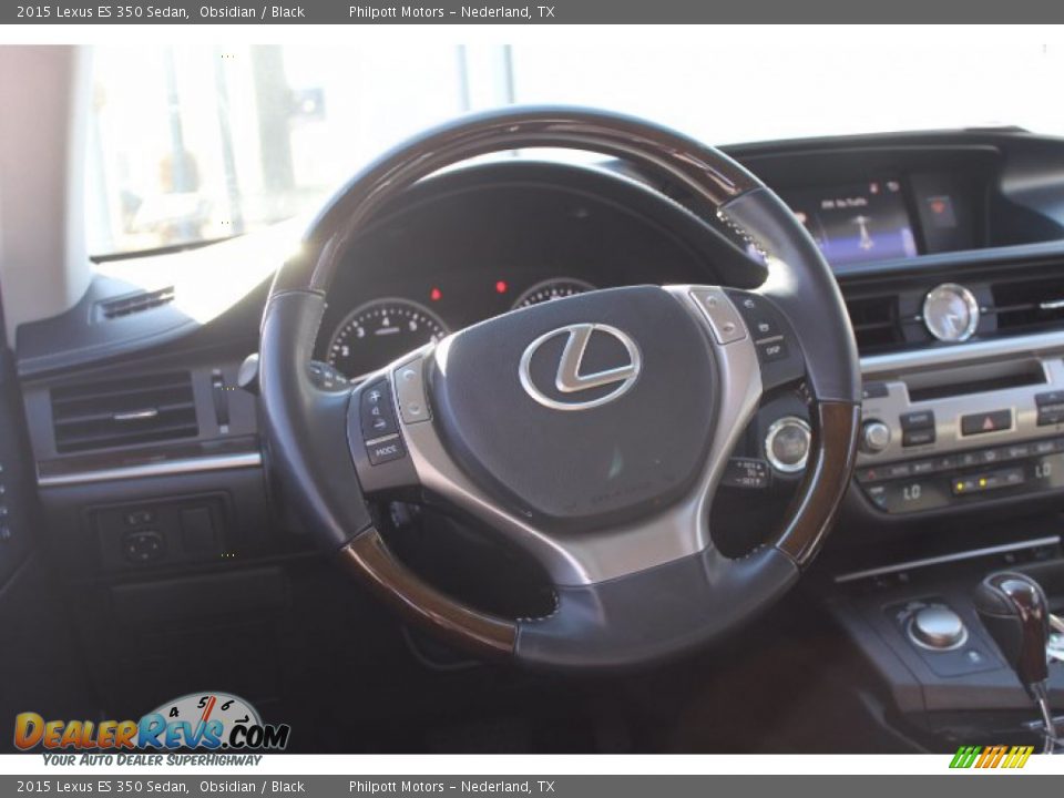 2015 Lexus ES 350 Sedan Obsidian / Black Photo #22