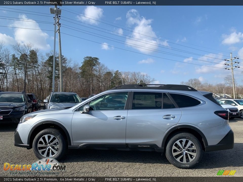 2021 Subaru Outback 2.5i Premium Ice Silver Metallic / Gray Photo #4