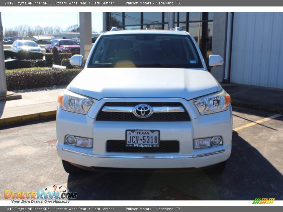 2012 Toyota 4Runner SR5 Blizzard White Pearl / Black Leather Photo #3