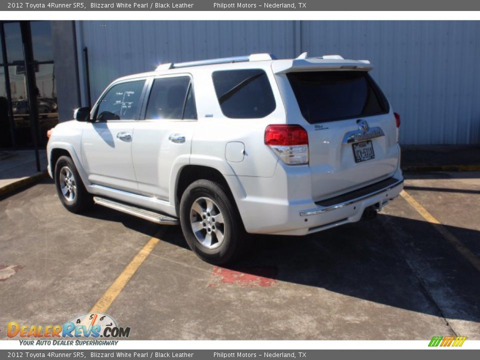 2012 Toyota 4Runner SR5 Blizzard White Pearl / Black Leather Photo #5