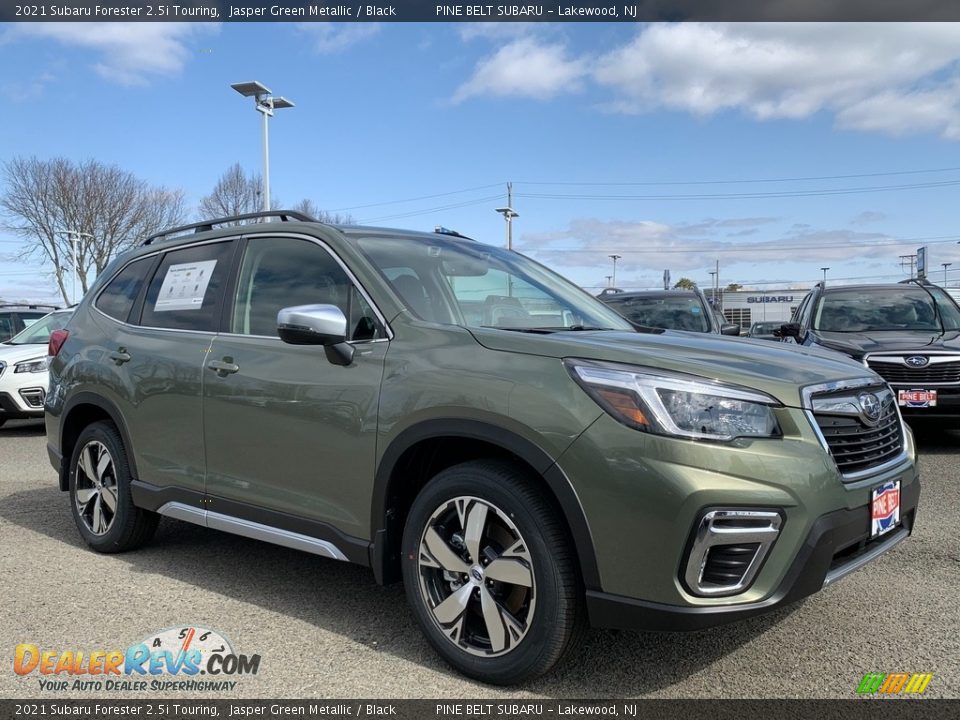 2021 Subaru Forester 2.5i Touring Jasper Green Metallic / Black Photo #1