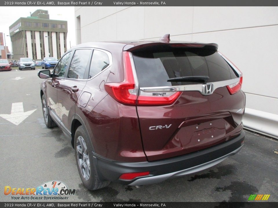 2019 Honda CR-V EX-L AWD Basque Red Pearl II / Gray Photo #3