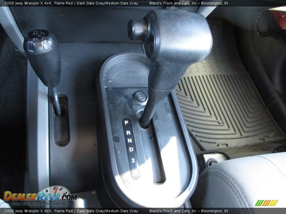 2008 Jeep Wrangler X 4x4 Flame Red / Dark Slate Gray/Medium Slate Gray Photo #18