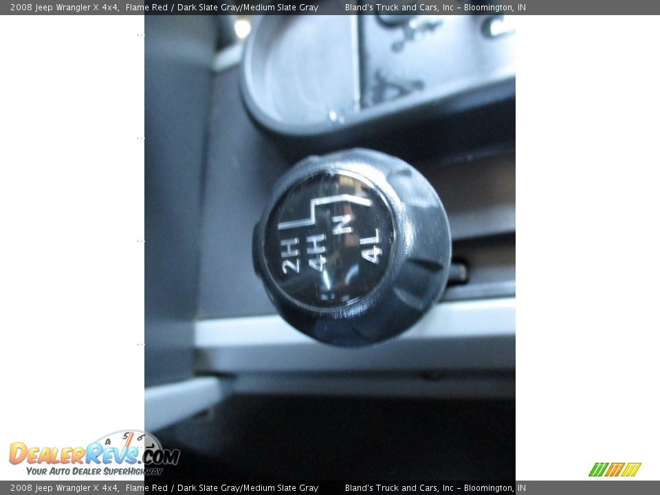 2008 Jeep Wrangler X 4x4 Flame Red / Dark Slate Gray/Medium Slate Gray Photo #19