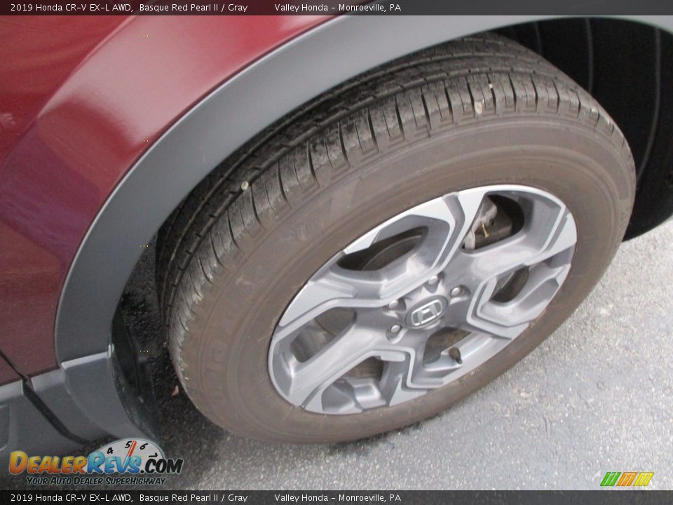 2019 Honda CR-V EX-L AWD Basque Red Pearl II / Gray Photo #6