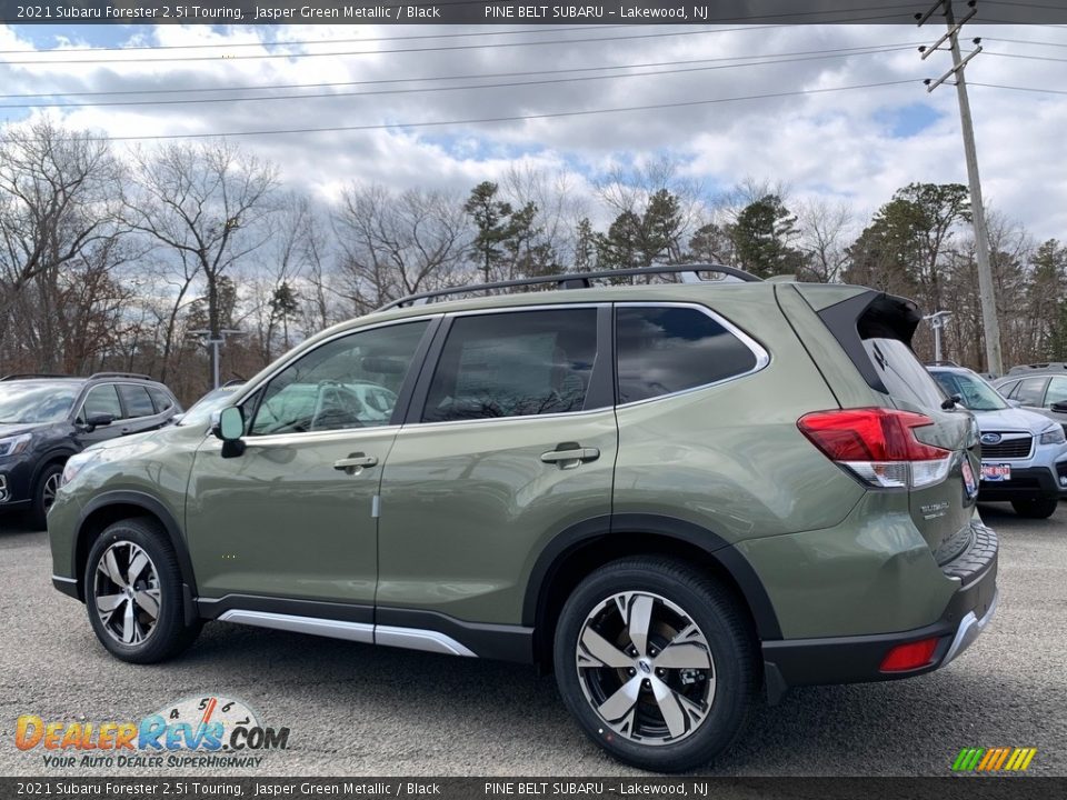 2021 Subaru Forester 2.5i Touring Jasper Green Metallic / Black Photo #6