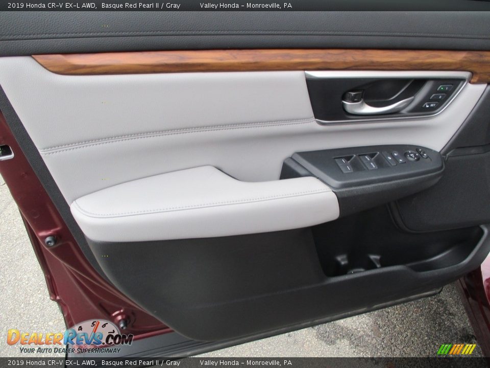 2019 Honda CR-V EX-L AWD Basque Red Pearl II / Gray Photo #10