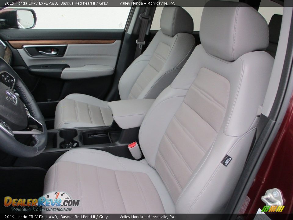2019 Honda CR-V EX-L AWD Basque Red Pearl II / Gray Photo #12