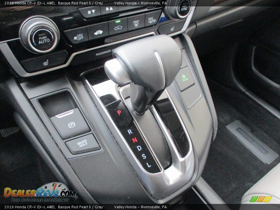 2019 Honda CR-V EX-L AWD Basque Red Pearl II / Gray Photo #17