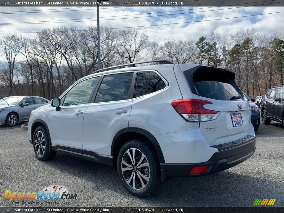 2021 Subaru Forester 2.5i Limited Crystal White Pearl / Black Photo #6