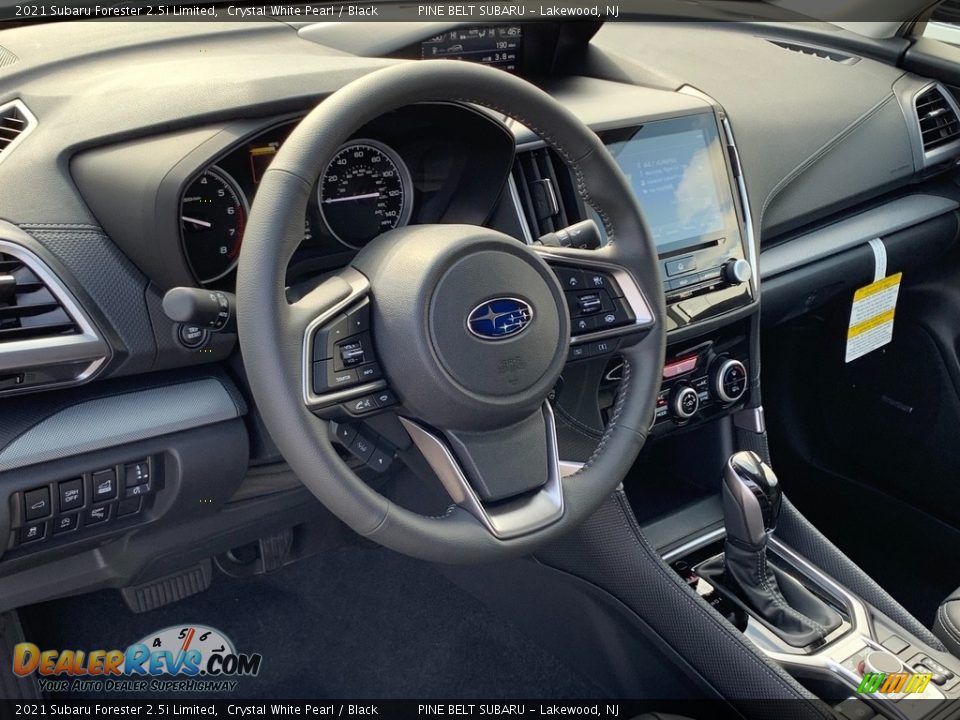 2021 Subaru Forester 2.5i Limited Crystal White Pearl / Black Photo #12