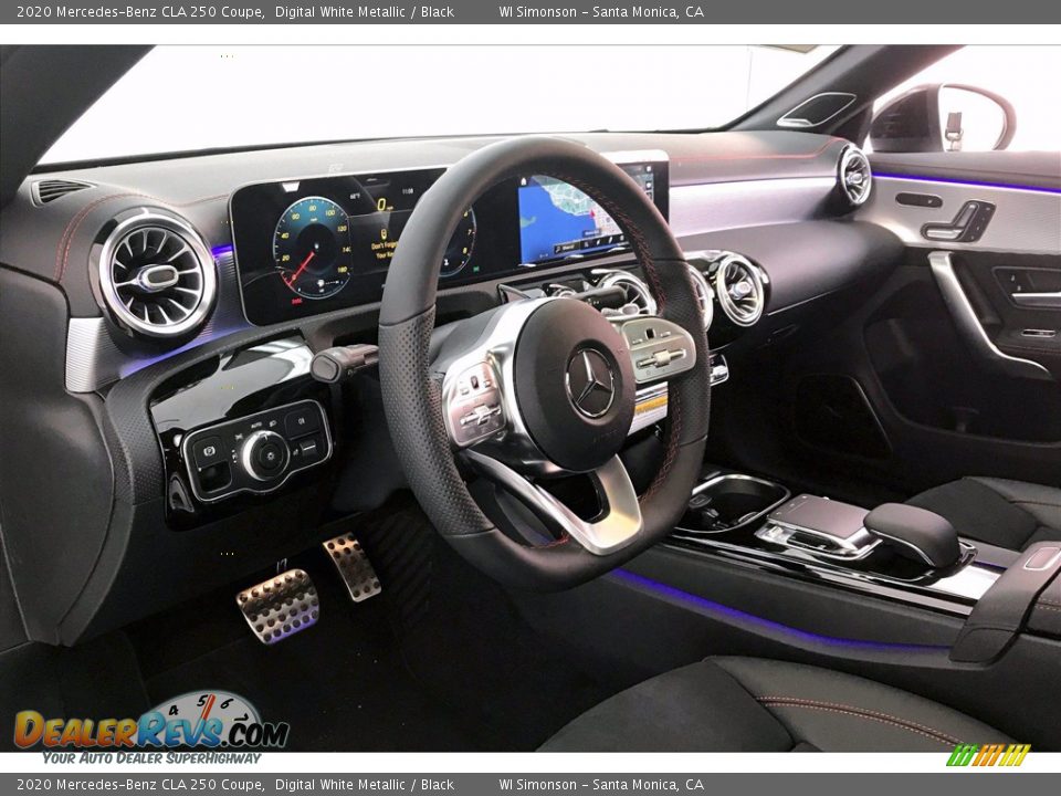 2020 Mercedes-Benz CLA 250 Coupe Digital White Metallic / Black Photo #4