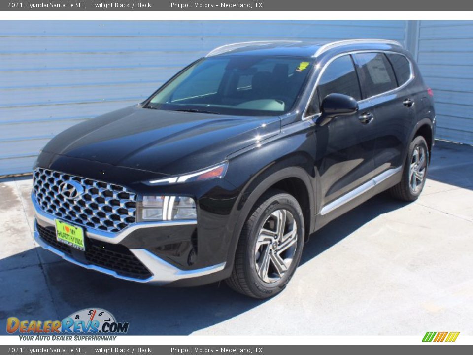 2021 Hyundai Santa Fe SEL Twilight Black / Black Photo #4