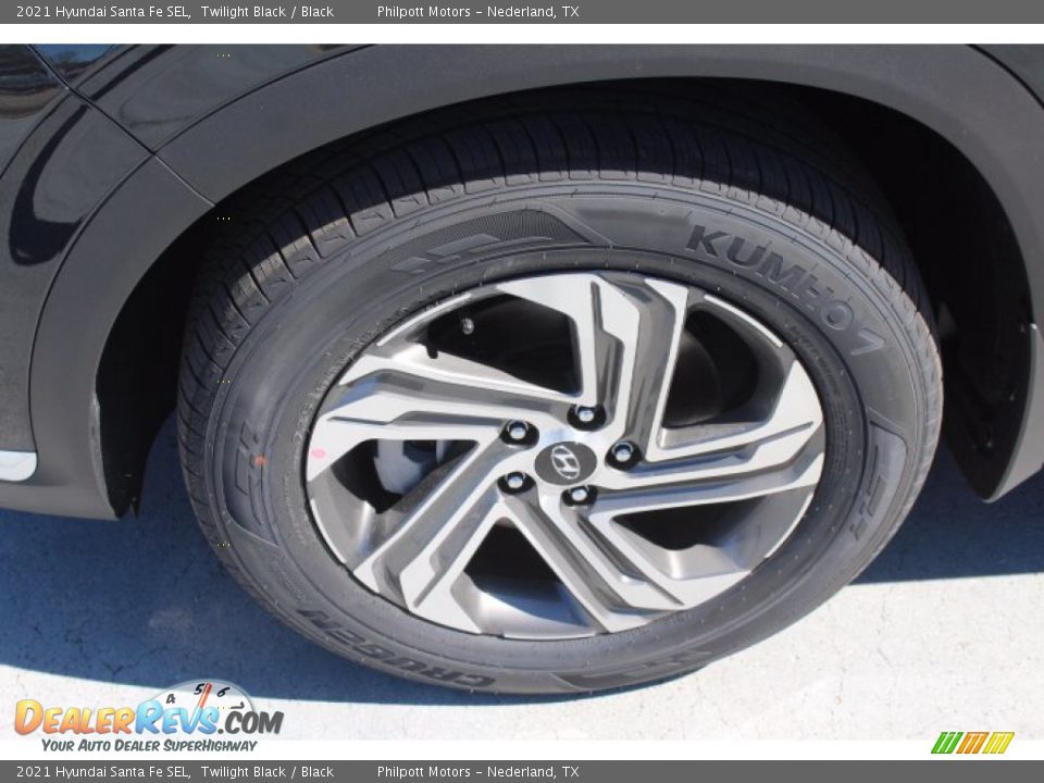 2021 Hyundai Santa Fe SEL Twilight Black / Black Photo #5
