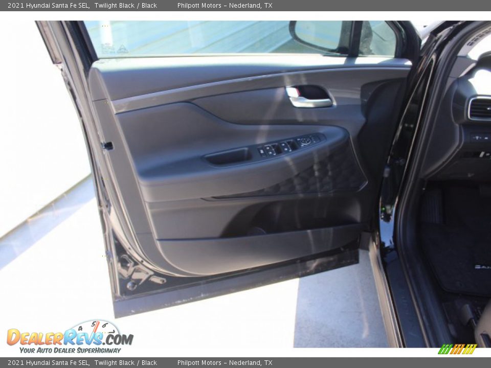 2021 Hyundai Santa Fe SEL Twilight Black / Black Photo #9