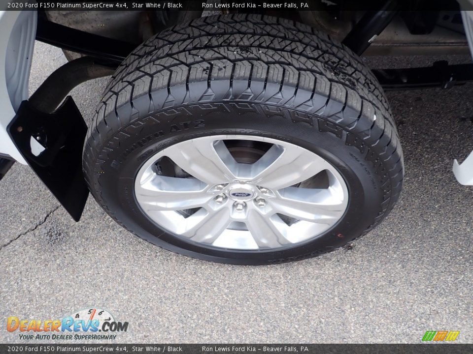 2020 Ford F150 Platinum SuperCrew 4x4 Star White / Black Photo #10
