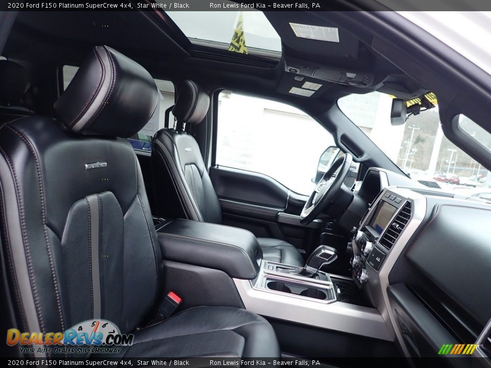 2020 Ford F150 Platinum SuperCrew 4x4 Star White / Black Photo #11