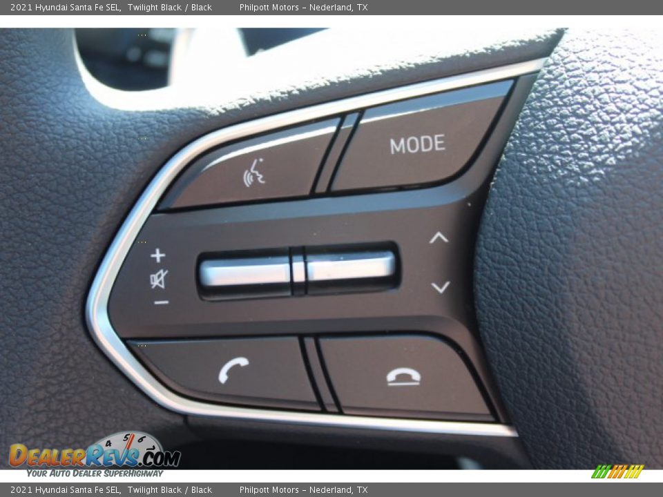 2021 Hyundai Santa Fe SEL Twilight Black / Black Photo #11