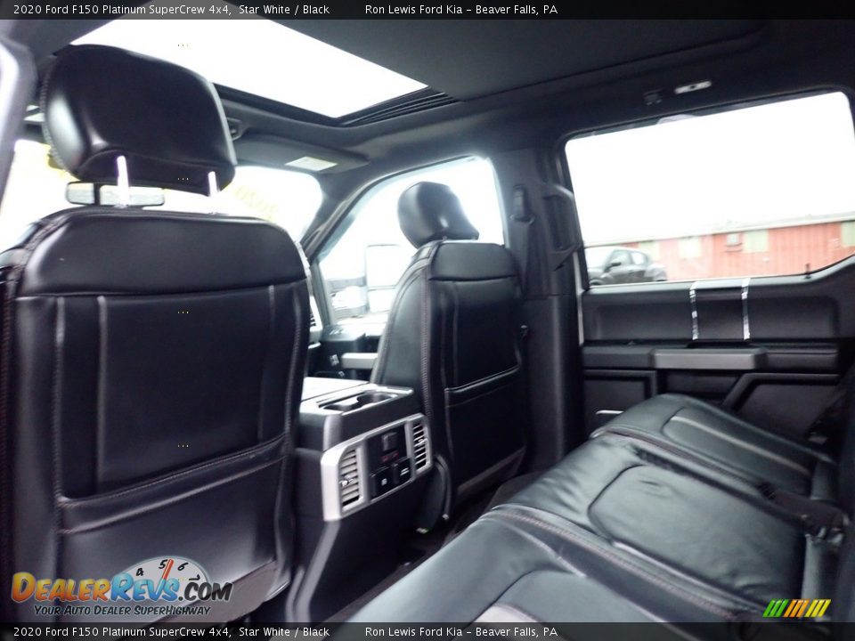2020 Ford F150 Platinum SuperCrew 4x4 Star White / Black Photo #12