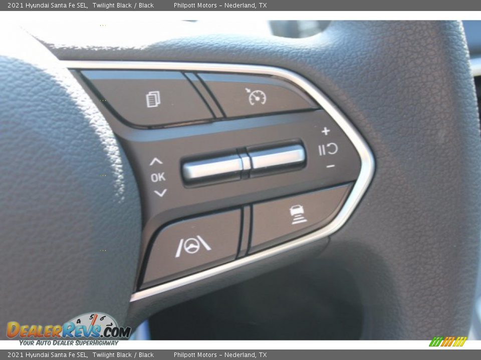 2021 Hyundai Santa Fe SEL Twilight Black / Black Photo #12