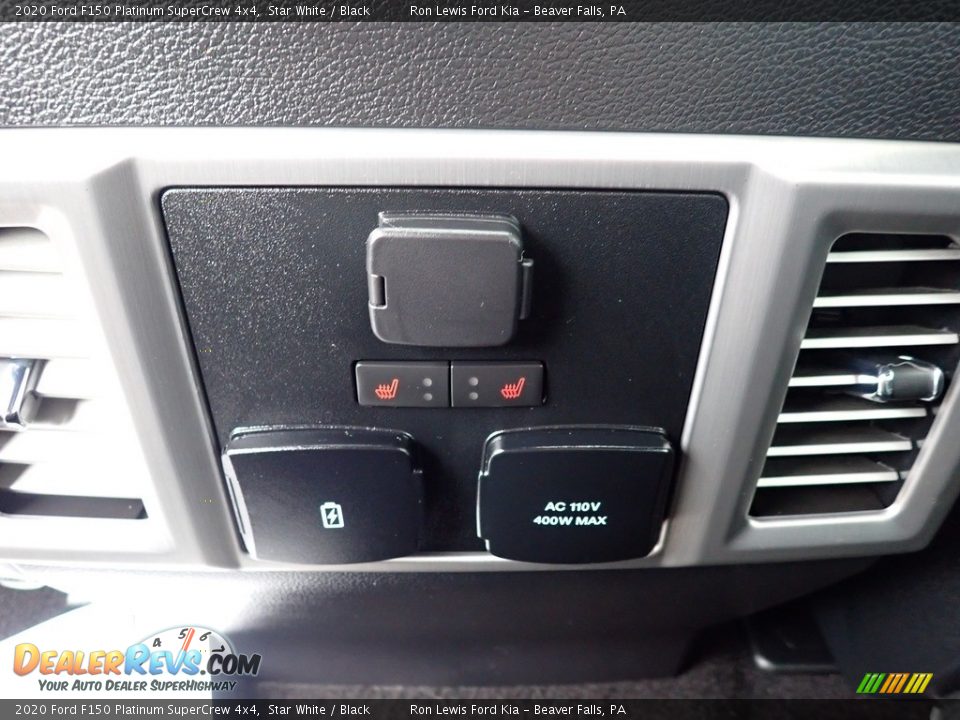 2020 Ford F150 Platinum SuperCrew 4x4 Star White / Black Photo #13