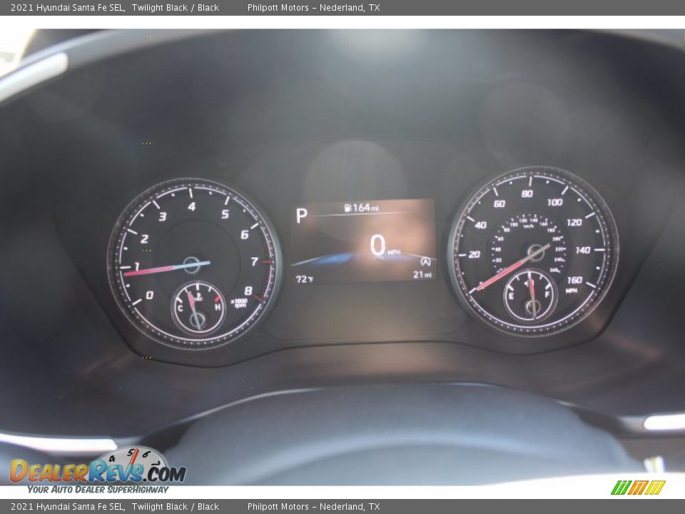 2021 Hyundai Santa Fe SEL Twilight Black / Black Photo #13