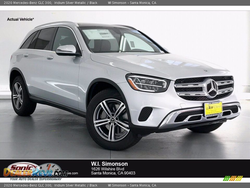 2020 Mercedes-Benz GLC 300 Iridium Silver Metallic / Black Photo #1