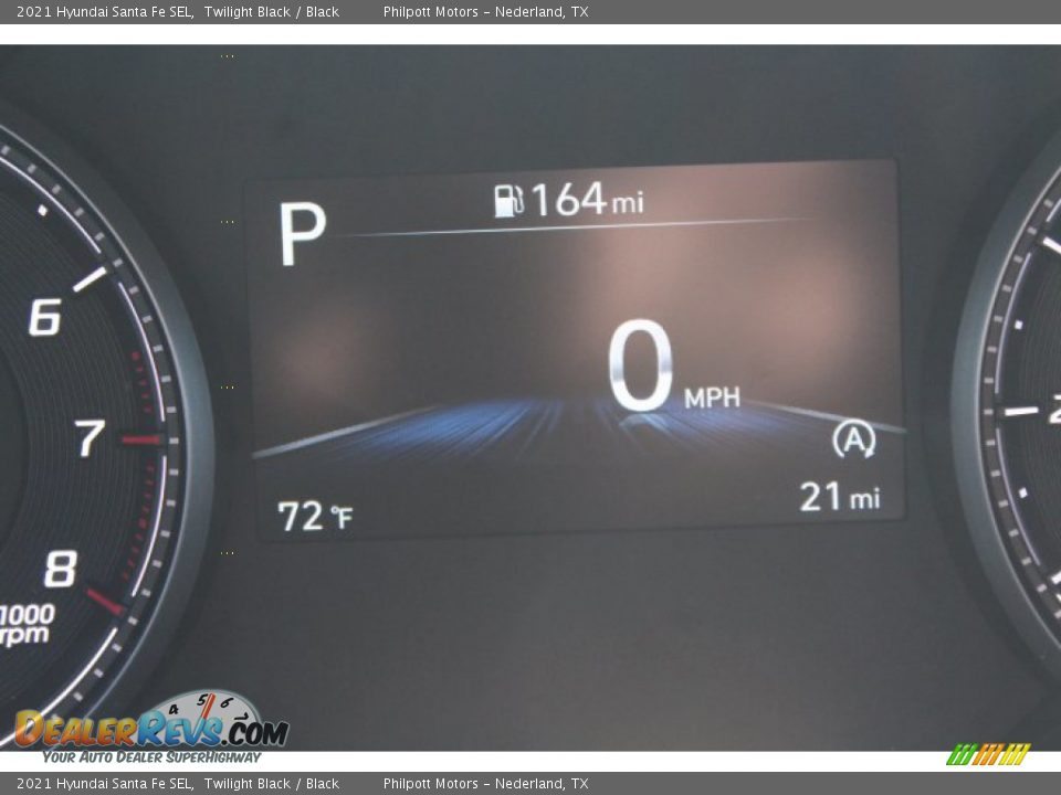 2021 Hyundai Santa Fe SEL Twilight Black / Black Photo #14