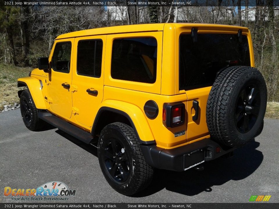 2021 Jeep Wrangler Unlimited Sahara Altitude 4x4 Nacho / Black Photo #8