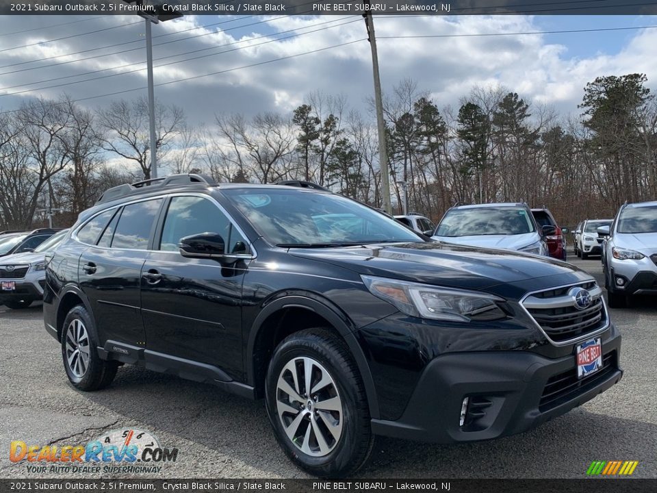 2021 Subaru Outback 2.5i Premium Crystal Black Silica / Slate Black Photo #1