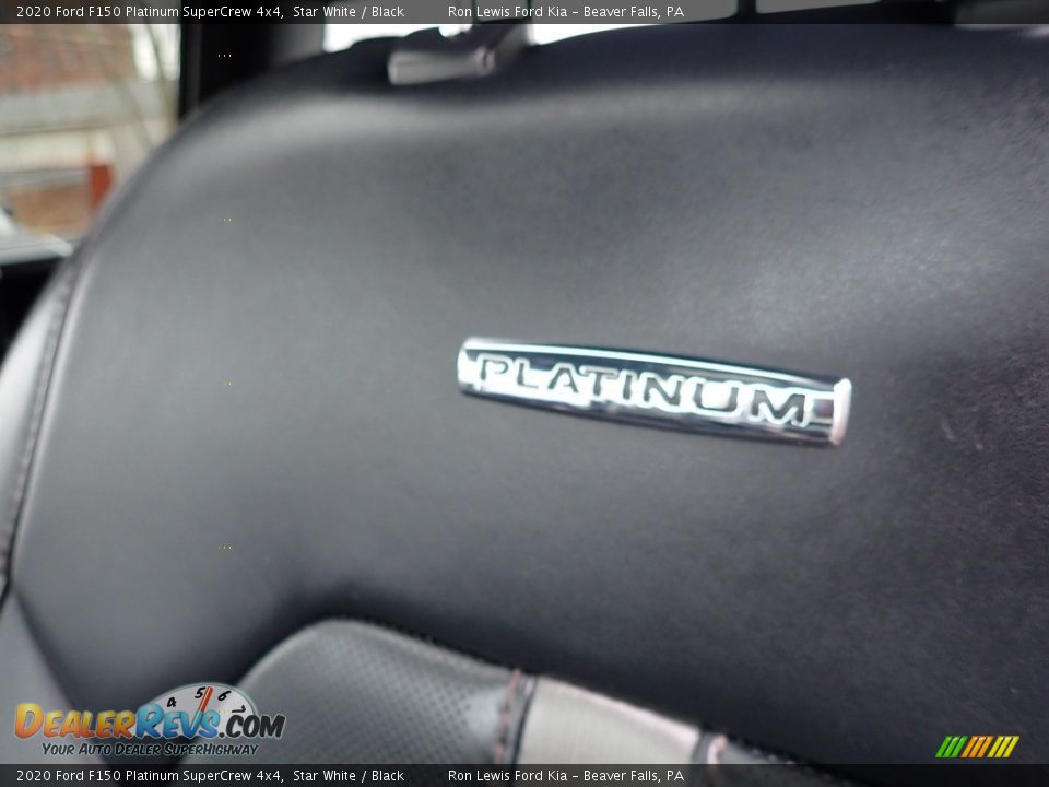 2020 Ford F150 Platinum SuperCrew 4x4 Star White / Black Photo #19