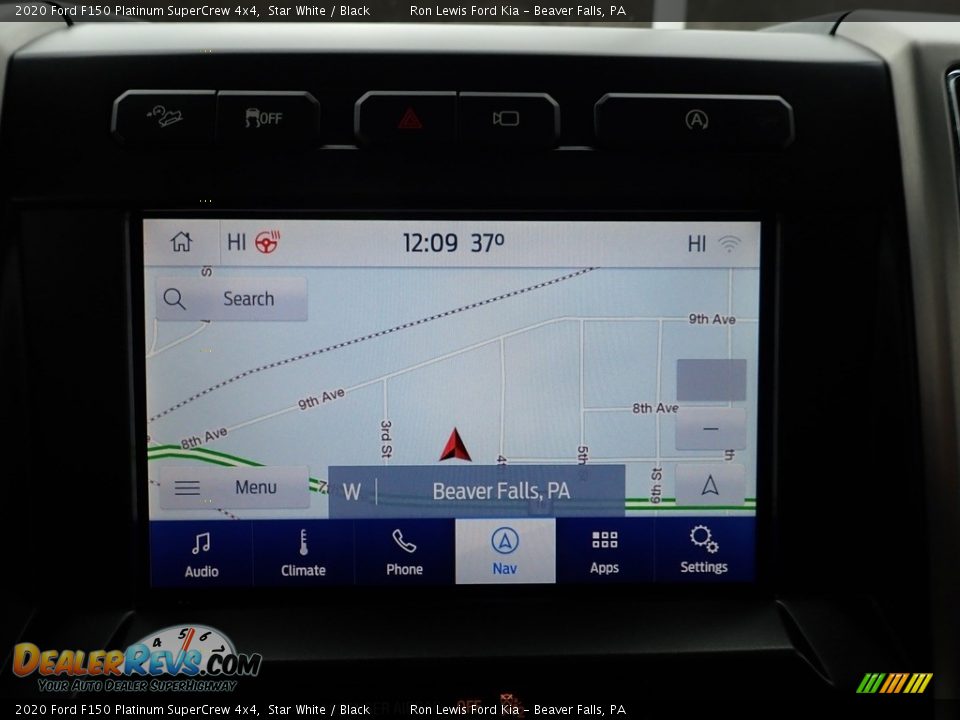2020 Ford F150 Platinum SuperCrew 4x4 Star White / Black Photo #23