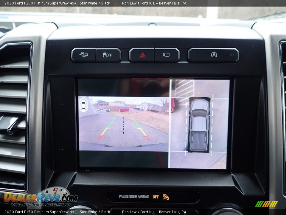 2020 Ford F150 Platinum SuperCrew 4x4 Star White / Black Photo #24