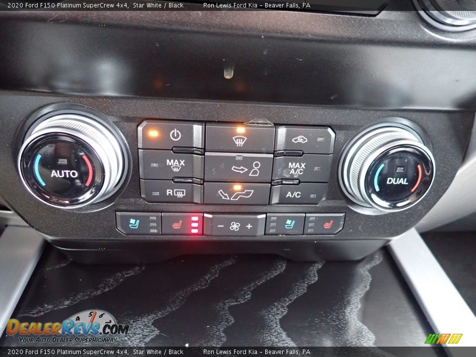 2020 Ford F150 Platinum SuperCrew 4x4 Star White / Black Photo #25