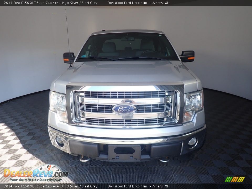 2014 Ford F150 XLT SuperCab 4x4 Ingot Silver / Steel Grey Photo #5